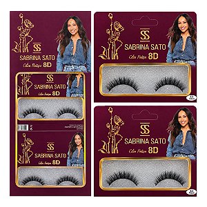 Sabrina Sato - Cílios Postiços 8D SP3422 F023 - 10 Und