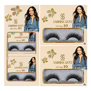 Sabrina Sato - Cílios Postiços 8D SP3408 F009 - 10 Und