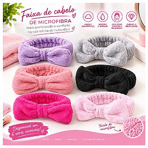 Importado - Faixa de Cabelo para Maquiagem e Skincare SHBT1046