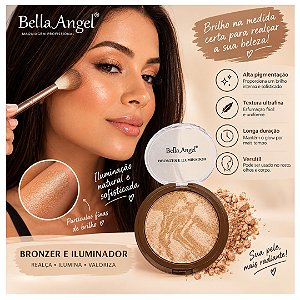 Belle Angel - Iluminador e Bronzer B025