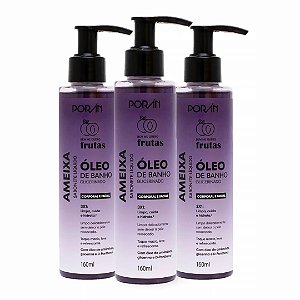 Poran - Sabonete Liquido Oleo de Banho Glicerinado Ameixa PR0620 - 06 Und