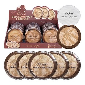 Belle Angel - Iluminador e Bronzer B025 - 12Und