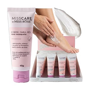 Miss Rose - Creme para Pés Rosa Mosqueta MR117A - 16 Und