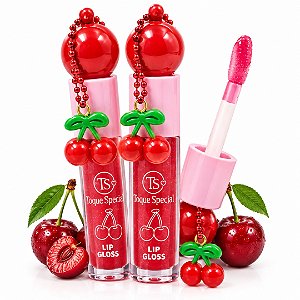 Toque Special - Lip Gloss Cereja Chaveiro