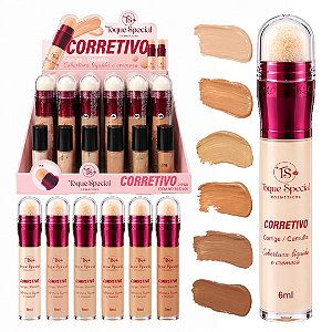 Toque Special - Corretivo Liquido com Aplicador TS07025 - 24 Und