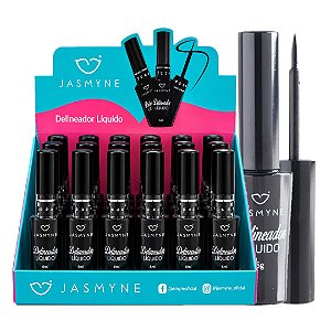 Jasmyne - Delineador Liquido Preto JS0103 - 24 und