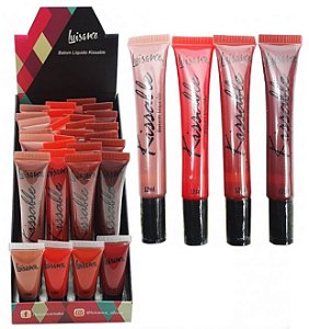 Luisance - Batom Líquido Matte 12 ml Kissable  L1060 ( 24 Unidades + Provadores )