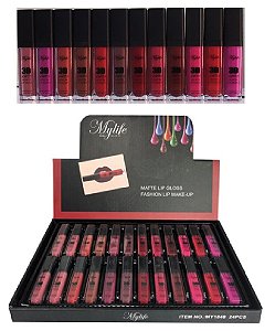 MyLife - Kit de Lip Gloss Matte 3D  1848 ( 24 Unidades )