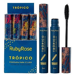 Ruby Rose - Máscara de Cílios Trópico Azul Power Volume HB501 ( 12 Unidades )