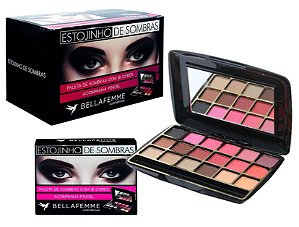 Bella Femme - Estojo de 18 Sombras Matte BF10021A ( 12 unidades )