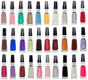 Safira - Esmalte Diversas Cores ( 12 Unidades )