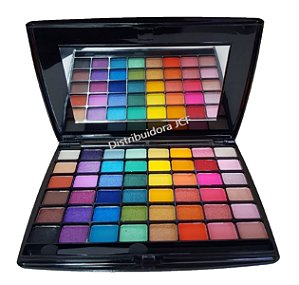 Jasmyne - Paleta de Sombras Colorida 48 Cores My Everthing- Luxo com Espelho e PIncel  JS0706