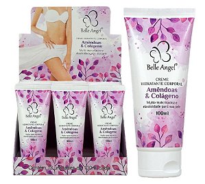 Belle Angel - Creme Hidratante Corporal Amendoas e Colágeno I005 - Box com 12 Unidades