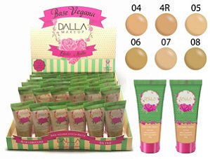 Dalla - Base Matte VeganaAlta CObertura DL0306M Peles Médias  - Box c/ 30 unid + Prov