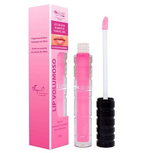 Max Love - Lip Gloss Hidratante Volumoso Rosa com Glitter  Cor 06 (embalagem antiga)