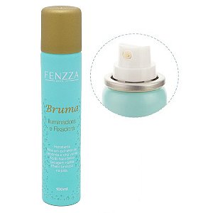 Fenzza - Bruma Iluminadora e Fixadora de Maquiagem FZ33003-Ouro ( Kit com 12 Unidades )