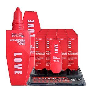 Max Love - Novo Primer Hidratante Anticraquelamento - Kit com 36 Unid e Prov