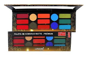Ludurana -  Paleta de Sombras Matte Premium 13 Cores M00036 - Kit com 12 Unid