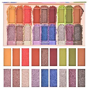 Ruby Rose - Paleta de Sombras Moody Type  HB1054 - Box com 12 Unid