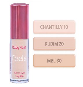 Ruby Rose Corretivo Liquido Matte Feels Nude  HB8102-01 ( Unitário )