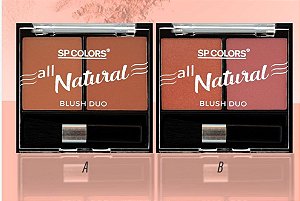 SpColors - Blush Duo All Natural SP145 - Display com 24 Unidades