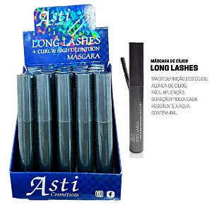 Asti - Mascara de Cilios Long Lashes ( Alonga e define ) - Kit C/ 20 unid