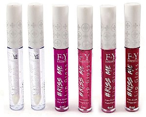 Forever You - Lip Gloss com Ácido Hialurônico Kiss Me FY001 - Kit C/6 Unid