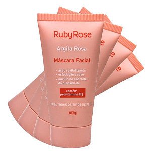 Ruby Rose - Mascara Facial Argila Rosa HB404