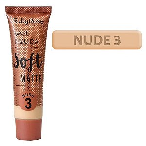 Ruby Rose - Base Soft Matte  ( Nude 3 ) - Unitario​