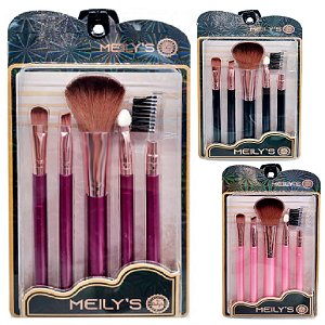 Meily´s - Kit de Pincéis  c/5 uni MKP143 - 06 Kits