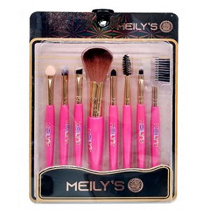 Meily´s - Kit de Pincéis  c/8 uni MKP146 - Pink