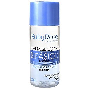 Ruby Rose - ​Demaquilante Bifasico Pele Mista Express   HB301 - Kit C/ 6 Unidades