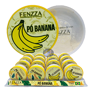 Fenzza - Pó Facial Banana Efeito Translúcido  FZ34008 - DIsplay C / 16 Unid