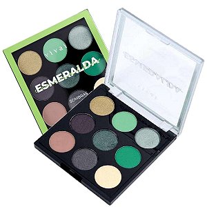 Vivai - Paleta de Sombras Super Pigmentadas 4034 - Esmeralda