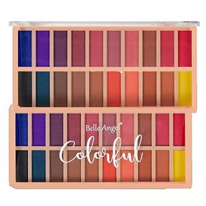 Belle Angel - Paleta de Sombras Matte Colorfull B094 - Unitario