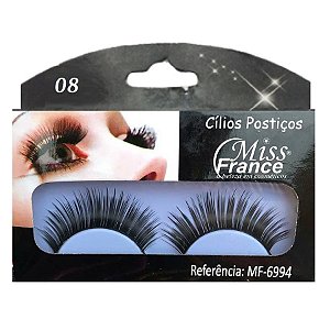 Miss France - Cilios Postiços MF6994 (008) - Display C/ 10 pares