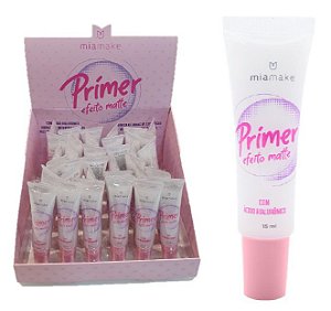 Mia Make - Primer Efeito Matte com Ácido Hialurônico  189 – Box c/ 36 unid