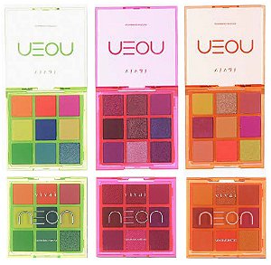 Vivai - Paleta de Sombras Neon 4035 - Kit C/ 3 Unidades