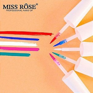 Miss Rose - Delineador Colorido - Kit C/ 6 Unid