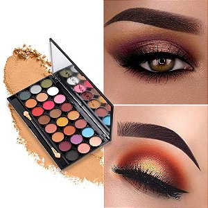 Miss Rose - Paleta de Sombras Luxo com Espelho  7001-356 ( MY Cor 1 )