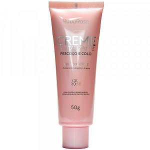 Ruby Rose - Creme Revitalizante Ultra Hidratante ( Pele Seca ) Ice Rose Pescoço e Colo   Hb420 - Kit C/ 12 Unid