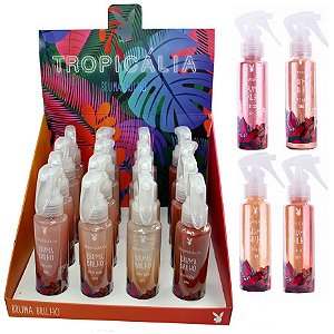 Playboy - Bruma Brilho Tropicália Efeito Glow PB5008 - Display com 16 unidades