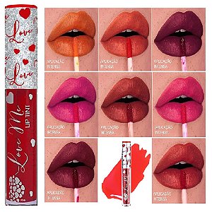 Mahav - Lip Tint Love Me 5 ML  - Kit C/ 8 Cores ( 1 de cada )