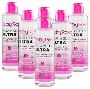 Ruby Rose - ​Agua Micelar 200 ml  HB 304 - Kit C/ 6 Unid