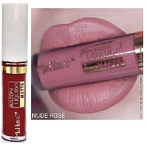 Mahav - Batom Liquido Matte Nude Rose - Kit C/ 12 Unid