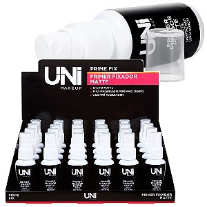 Uni Makeup - Primer Fixador Matte  - Display C/ 24 Unid