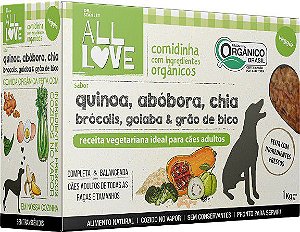 Comidinha Orgânica All Love para Cães Veggie 1kg