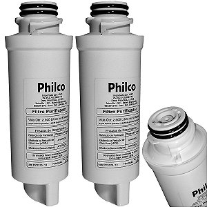 2x Filtro Refil Philco Carvão Ativado Purificador Água Ph20