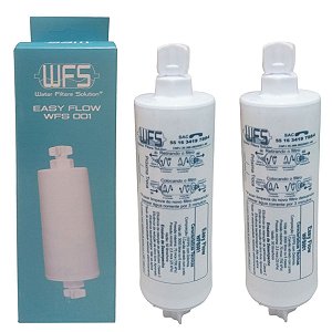 Kit 2 Filtro Refil compatível Geladeira Side by Side e Purificador Polar