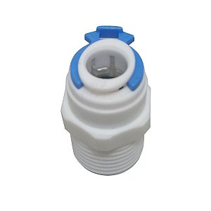 Conexão Reta Para Mangueira Compatível Com Purificador Soft Adaptador (1/2" x 3/8")